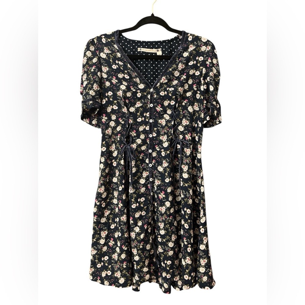 Chelsea & Violet blue floral print dress